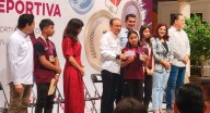 Reconoce Durazo a medallistas escolares de Sonora y anuncia nuevos estímulos para próximas competencias