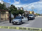Atacan a balazos a chofer de plataforma digital y a un pasajero en la Supermanzana 46 de Cancún