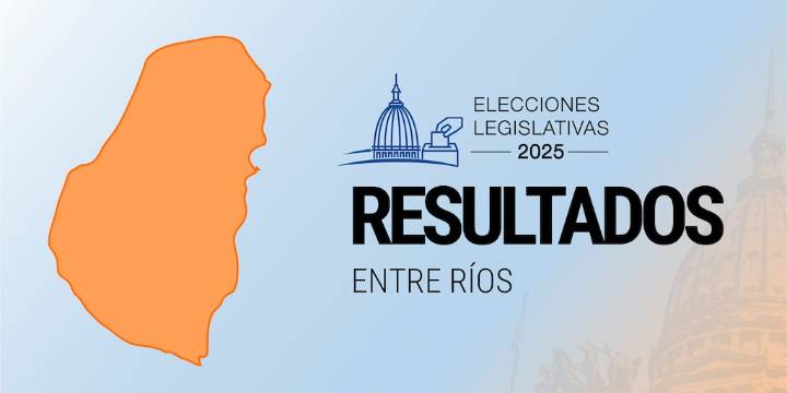 Resultados elecciones 2025 en Entre Ríos: los datos de los comicios de hoy, 26 de octubre
