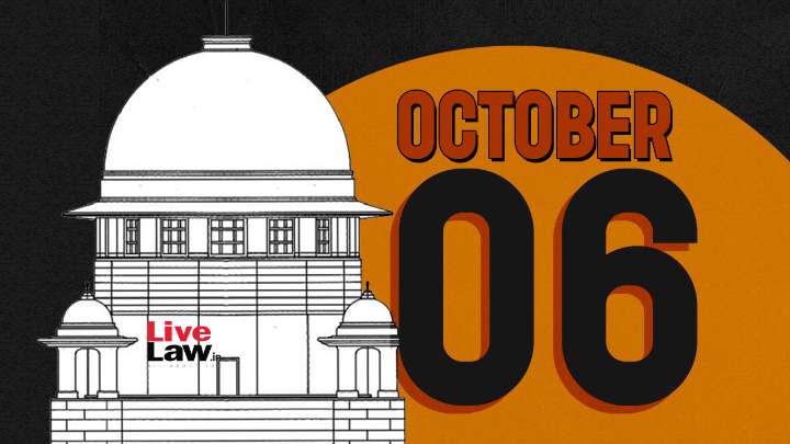 Supreme Court Daily Round-Up : October 6, 2025