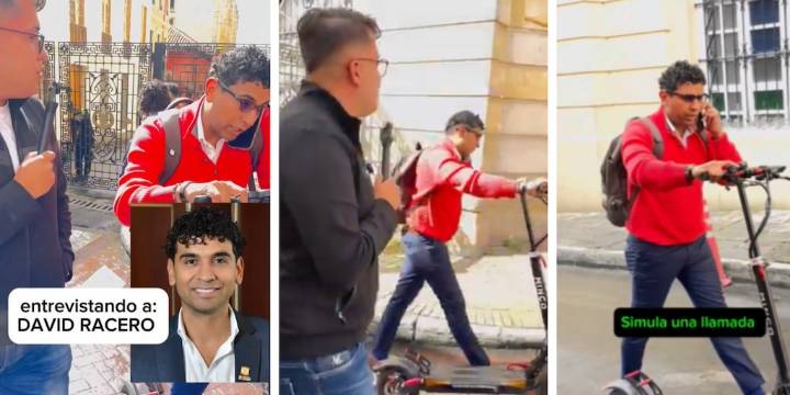 Activista confrontó a David Racero en el Congreso y lo criticó por evadirlo: “Sale corriendo”