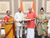 Vice President meets former President Ram Nath Kovind