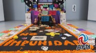 Rinden homenaje a periodistas con "altar de muertos" en el Ceart