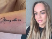 Se tatuó las cenizas de su padre, pero algo inquietante empezó a pasar en su piel