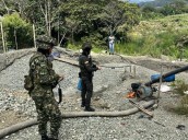 Ejército desarticula red de minería ilegal al servicio de las disidencias en el Cauca