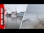 Flooding, Rain, & Wind — MASSIVE Nor’easter Puts Jersey Shore Under Water