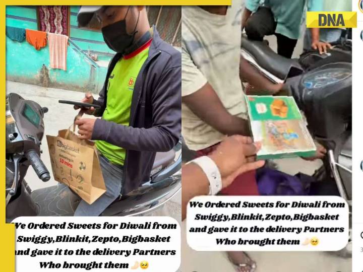Hyderabad man wins hearts after ordering sweets just to gift them to delivery ag