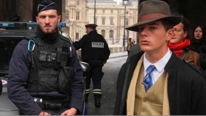 El detective que investiga el robo del Louvre: este es su atuendo y estilo