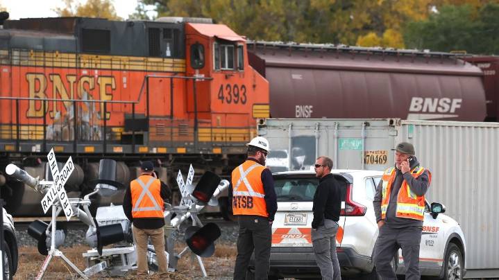 Authorities investigate the death of a rail conductor who was struck by a train in Montana