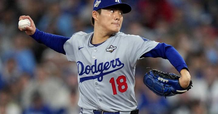 Yamamoto throws first World Series complete game since 2015 as Dodgers beat Blue Jays 5