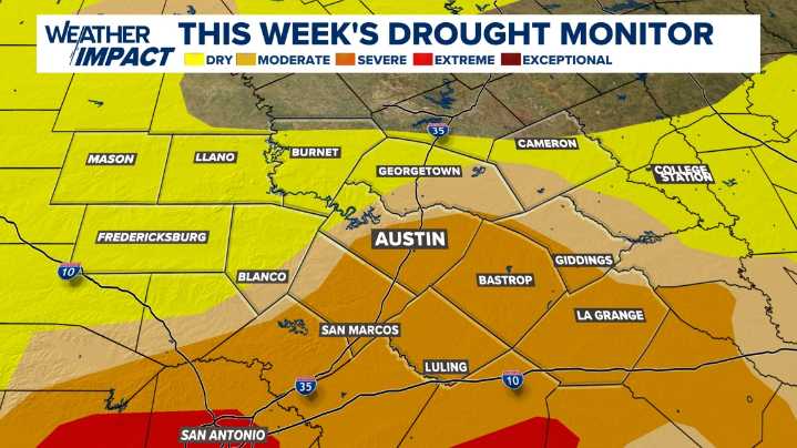 Rain brings relief: Drought conditions improve in Central Texas, plus a look at the week ahead