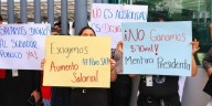Trabajadores del SAT se manifiestan en Jalisco
