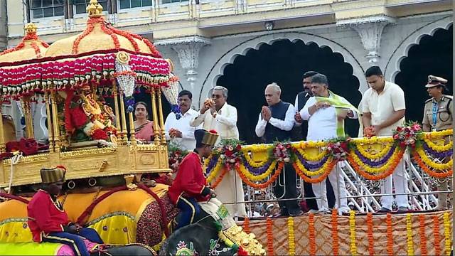 Golden howdah, cultural glitz and torchlight parade: Mysuru Dasara ends in majestic style