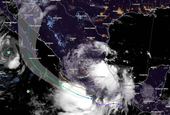 Posible tormenta tropical amenaza a Puerto Vallarta