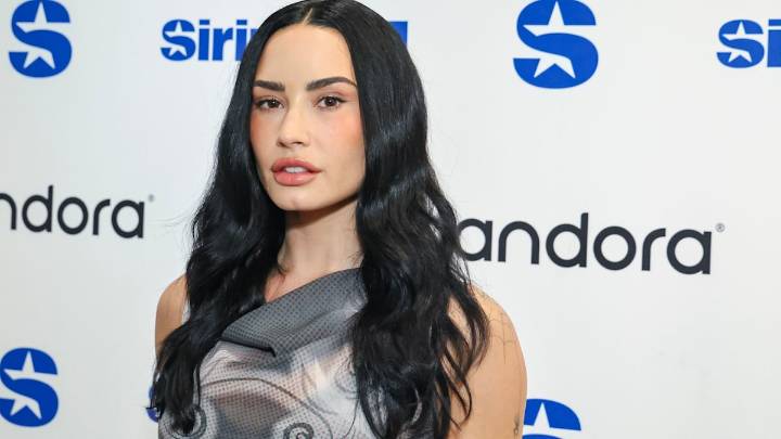 Demi Lovato's completely sheer dress is a whole mood