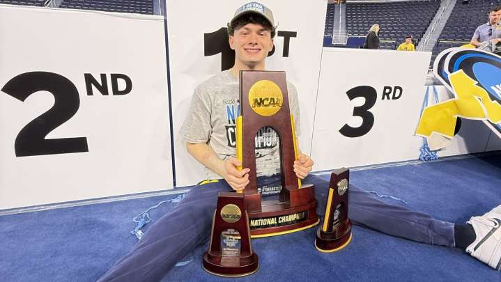 Monroe native gets up after falls, helps Michigan capture NCAA crown