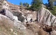 Seven Injured After Cruiser Vehicle Hit By Landslide In J&K’s Kishtwar