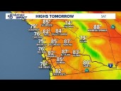 Sunshine remains present across San Diego County as temps climb