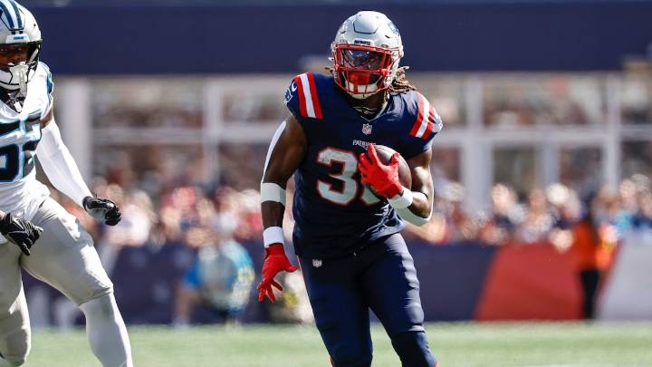 Rhamondre Stevenson First TD prop on DraftKings (+500) for Patriots vs. Browns