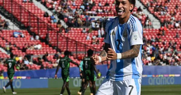 Argentina goleó a Nigeria y avanzó a cuartos del Mundial Sub