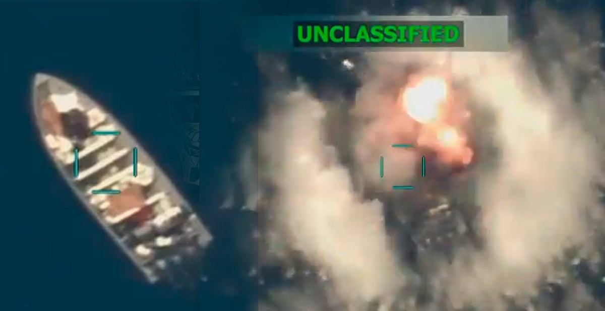 Nuevo ataque aéreo de EE.UU. elimina a 4 presuntos narcos en el océano Pacífico