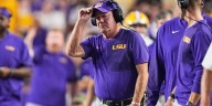 LSU coach Kelly post-practice interview