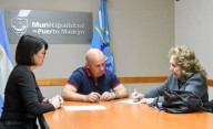 Sastre entrgó aportes al Centro de Jubilados y Pensionados de Madryn
