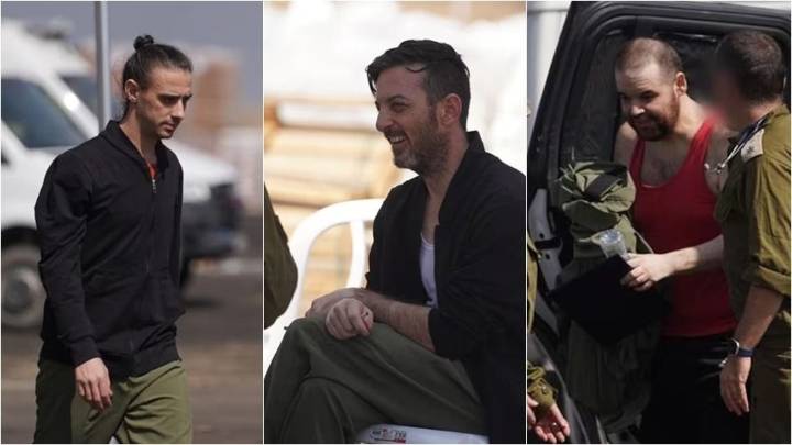 Se conocieron las primeras imágenes de los argentinos liberados por Hamas