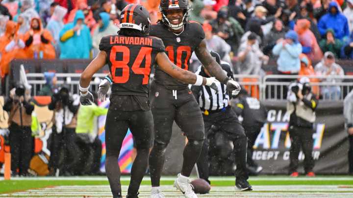 How did Browns rookie RB Quinshon Judkins grade out in Week 7?