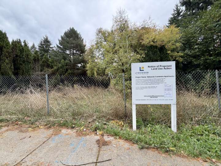 Why is this land near Edmonds College fenced in? Here’s what we know so far