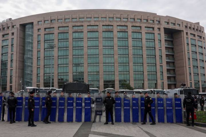 Turkey court orders arrest of Istanbul's jailed mayor for 'political espionage'