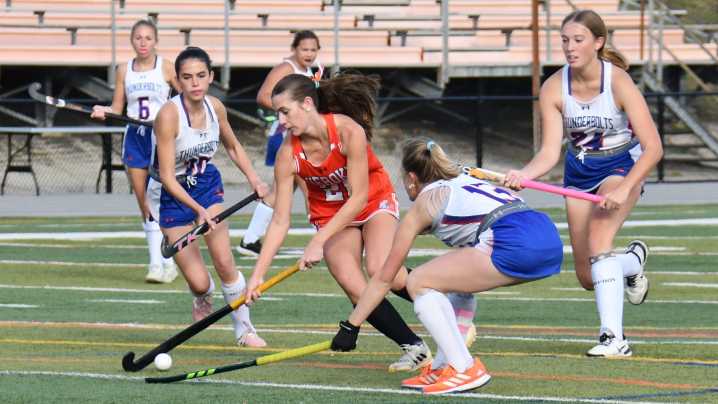 HS field hockey Cherokee rolls by Millville
