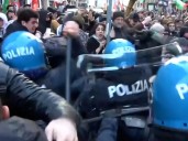 Italian Pro-Palestinian activists clash with police ahead of World Cup Qualifier