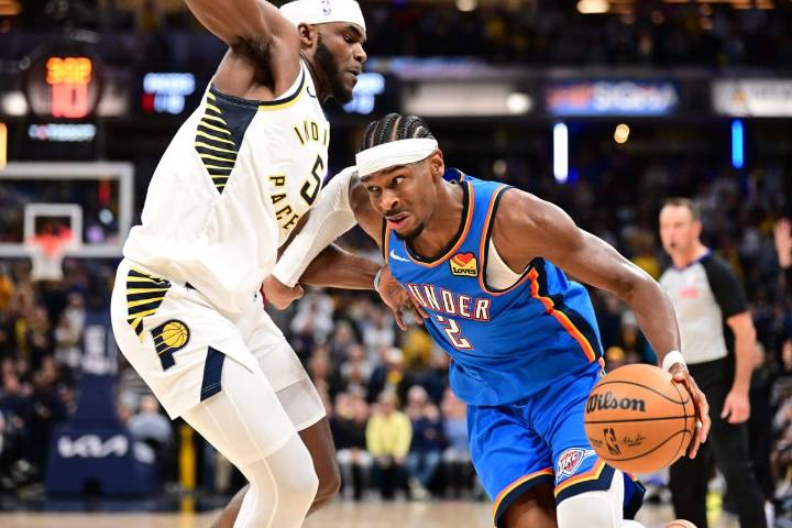 Shai Gilgeous-Alexander drops 55 as Thunder edge Pacers in double OT in NBA Finals rematch