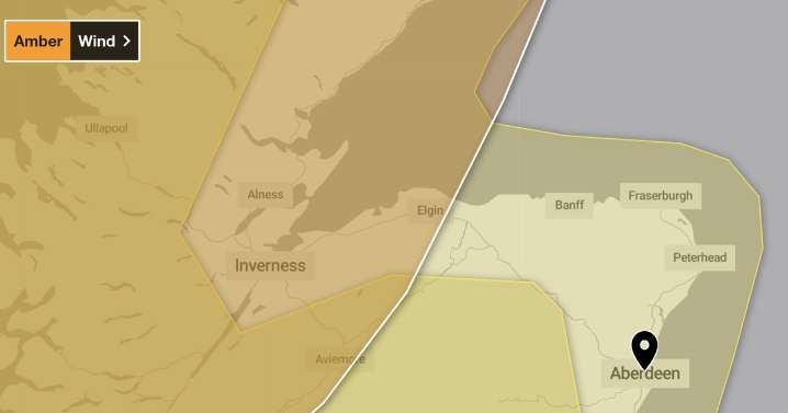 Aberdeen Storm Amy latest as new amber weather warning in place amid 'danger to life' alert