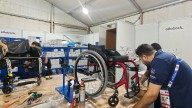 Fixing a prosthetic blade, a wheelchair brake: Inside the workshop at the World Para Athletics Championships