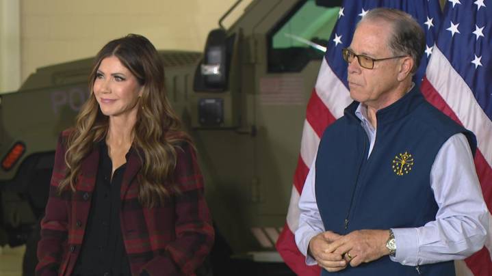 DHS Secretary Kristi Noem applauds Indiana's partnernship with ICE