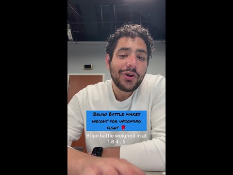 Bryan Battle makes weight in Dirty Boxing