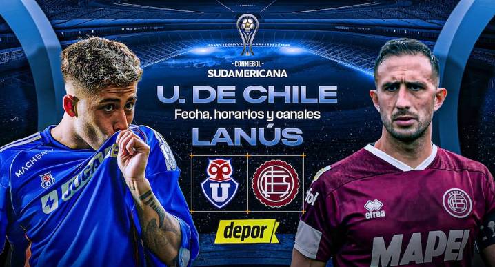 Copa Sudamericana: canales de transmisión del U. de Chile vs. Lanús