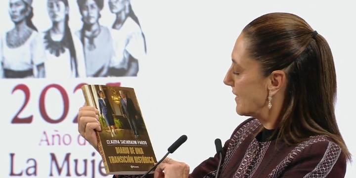 Así es el primer libro de Claudia Sheinbaum como presidenta, “Diario de una transición histórica”