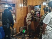 Police conduct raids at residences of terrorist associates linked with banned organizations in Srinagar 