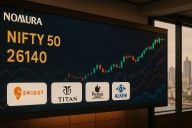 Nomura holds Nifty target at 26,140 but shakes up portfolio — Swiggy, Titan and 2 more added; Full list inside