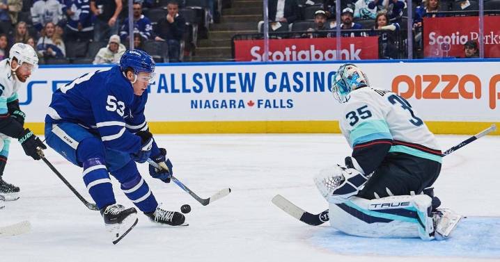 Mahura scores winner, Kraken top Maple Leafs 4