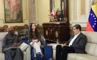 Nicolás Maduro recibió a canciller de Níger Yaou Sangaré Bakary (+Foto)