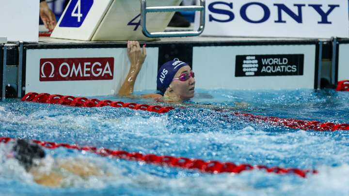 Lani Pallister crushes Katie Ledecky world record, Kate Douglass goes sub