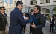 Javier Milei visita Mendoza con Petri como escolta