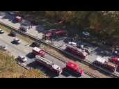 Overturned truck blocks Interstate 95 north in Rhode Island