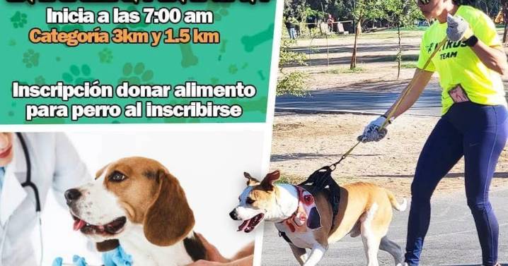 Corre con tu lomito en la Carrera con Mascotas en Mexicali