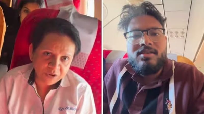 'Get down in Mumbai, I'll show you badtameezi': Woman threatens YouTuber on AI flight for not speaking marathi