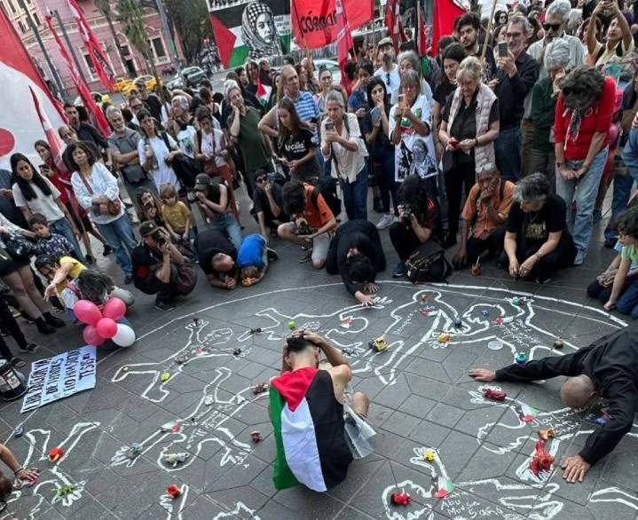 Organismos de DD.HH. movilizaron en Córdoba en repudio al genocidio contra el pueblo palestino